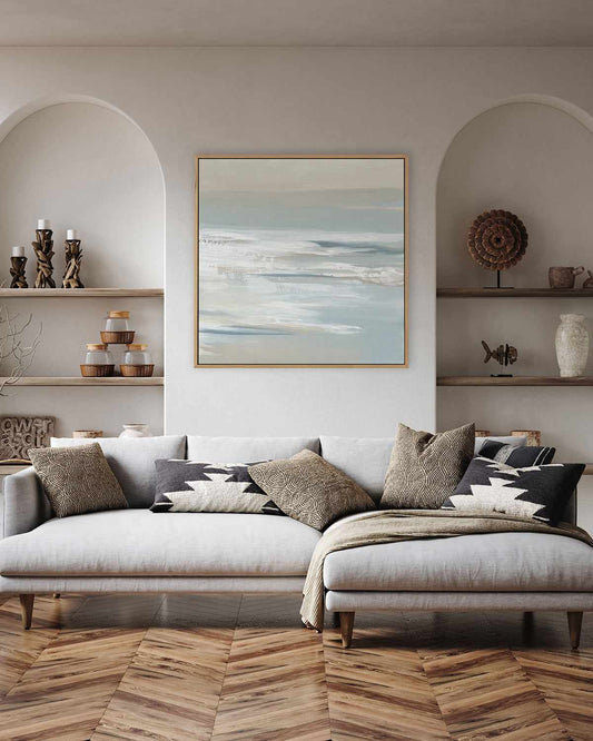 Shadows of the Sea I | Framed Canvas Art Print