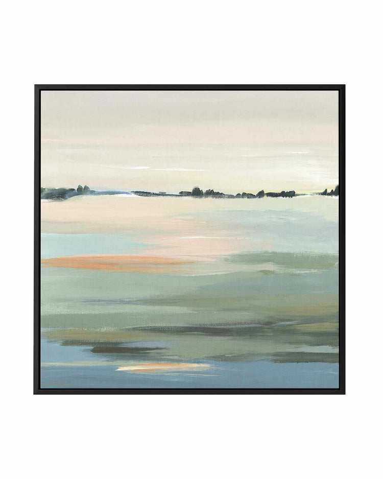 The Calm I | Framed Canvas Art Print