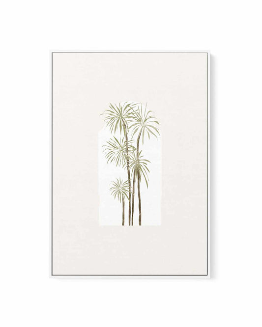 Tropical Window III by Yuyu Pont | Framed Canvas Art Print