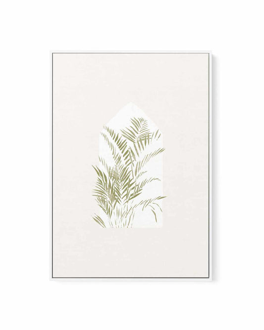 Tropical Window I by Yuyu Pont | Framed Canvas Art Print