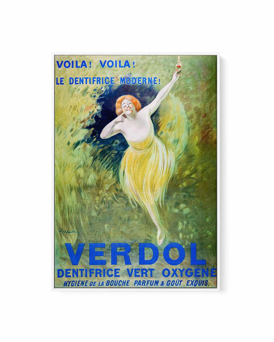 Verdol Vintage Poster | Framed Canvas Art Print