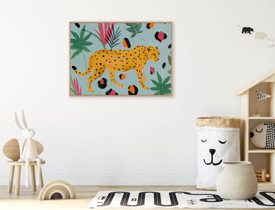 Cheetah II | Framed Canvas-CANVAS-You can shop wall art online with CANVAS Art Print Co for everything from abstract art to fun kids wall art. Our beautiful modern art prints and canvas art are available from large canvas prints to wall art paintings and our proudly Australian artwork collection offers only the highest quality framed large wall art and canvas art Australia - You can buy fashion photography prints or Hampton print posters and paintings on canvas from CANVAS Art Print Co and have them deliv