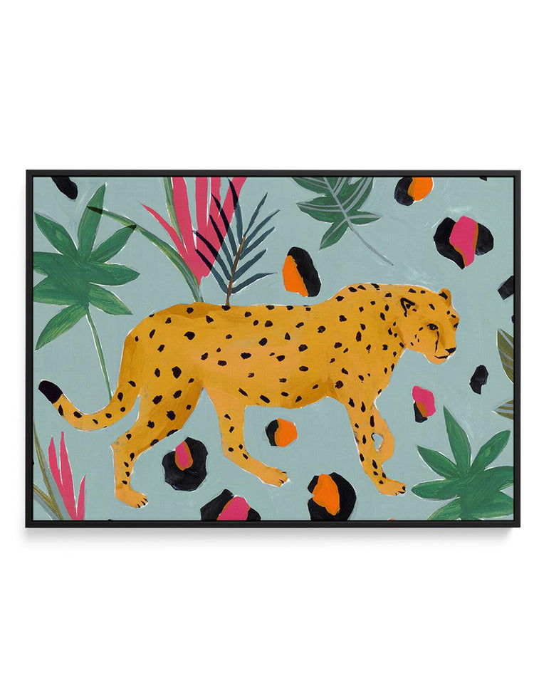 Cheetah II | Framed Canvas-CANVAS-You can shop wall art online with CANVAS Art Print Co for everything from abstract art to fun kids wall art. Our beautiful modern art prints and canvas art are available from large canvas prints to wall art paintings and our proudly Australian artwork collection offers only the highest quality framed large wall art and canvas art Australia - You can buy fashion photography prints or Hampton print posters and paintings on canvas from CANVAS Art Print Co and have them deliv