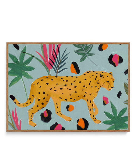 Cheetah II | Framed Canvas-CANVAS-You can shop wall art online with CANVAS Art Print Co for everything from abstract art to fun kids wall art. Our beautiful modern art prints and canvas art are available from large canvas prints to wall art paintings and our proudly Australian artwork collection offers only the highest quality framed large wall art and canvas art Australia - You can buy fashion photography prints or Hampton print posters and paintings on canvas from CANVAS Art Print Co and have them deliv