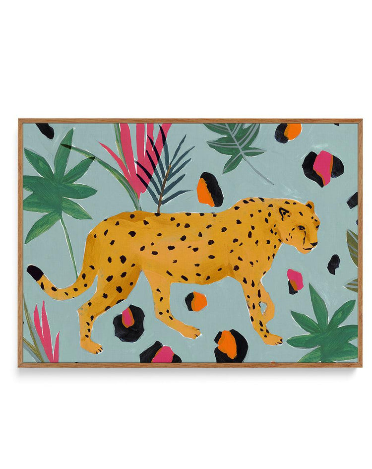 Cheetah II | Framed Canvas-CANVAS-You can shop wall art online with CANVAS Art Print Co for everything from abstract art to fun kids wall art. Our beautiful modern art prints and canvas art are available from large canvas prints to wall art paintings and our proudly Australian artwork collection offers only the highest quality framed large wall art and canvas art Australia - You can buy fashion photography prints or Hampton print posters and paintings on canvas from CANVAS Art Print Co and have them deliv