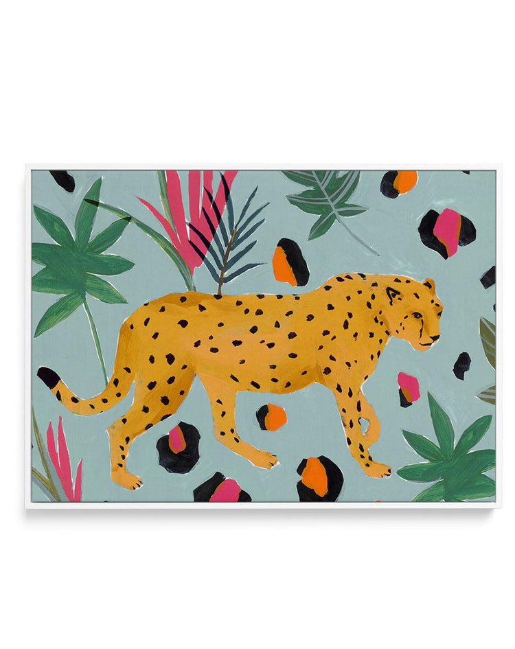 Cheetah II | Framed Canvas-CANVAS-You can shop wall art online with CANVAS Art Print Co for everything from abstract art to fun kids wall art. Our beautiful modern art prints and canvas art are available from large canvas prints to wall art paintings and our proudly Australian artwork collection offers only the highest quality framed large wall art and canvas art Australia - You can buy fashion photography prints or Hampton print posters and paintings on canvas from CANVAS Art Print Co and have them deliv