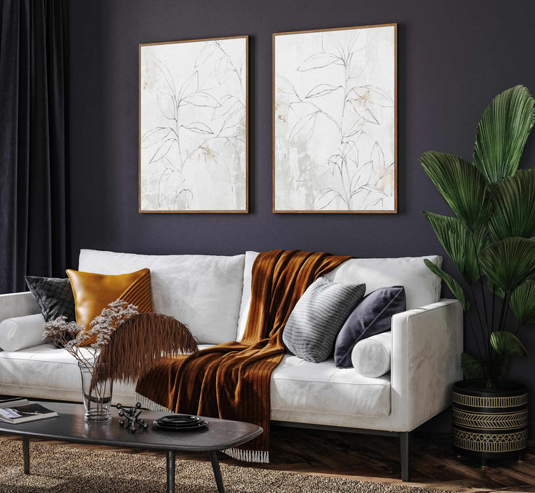 Neutral Botanic II | Framed Canvas-CANVAS-You can shop wall art online with CANVAS Art Print Co for everything from abstract art to fun kids wall art. Our beautiful modern art prints and canvas art are available from large canvas prints to wall art paintings and our proudly Australian artwork collection offers only the highest quality framed large wall art and canvas art Australia - You can buy fashion photography prints or Hampton print posters and paintings on canvas from CANVAS Art Print Co and have th