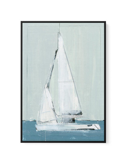 Sailing II | Framed Canvas-CANVAS-You can shop wall art online with CANVAS Art Print Co for everything from abstract art to fun kids wall art. Our beautiful modern art prints and canvas art are available from large canvas prints to wall art paintings and our proudly Australian artwork collection offers only the highest quality framed large wall art and canvas art Australia - You can buy fashion photography prints or Hampton print posters and paintings on canvas from CANVAS Art Print Co and have them deliv