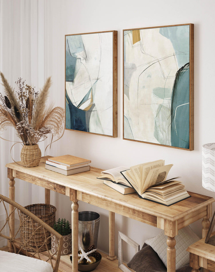 Sketches 'In Teal' No 1 | Framed Canvas-CANVAS-You can shop wall art online with CANVAS Art Print Co for everything from abstract art to fun kids wall art. Our beautiful modern art prints and canvas art are available from large canvas prints to wall art paintings and our proudly Australian artwork collection offers only the highest quality framed large wall art and canvas art Australia - You can buy fashion photography prints or Hampton print posters and paintings on canvas from CANVAS Art Print Co and ha