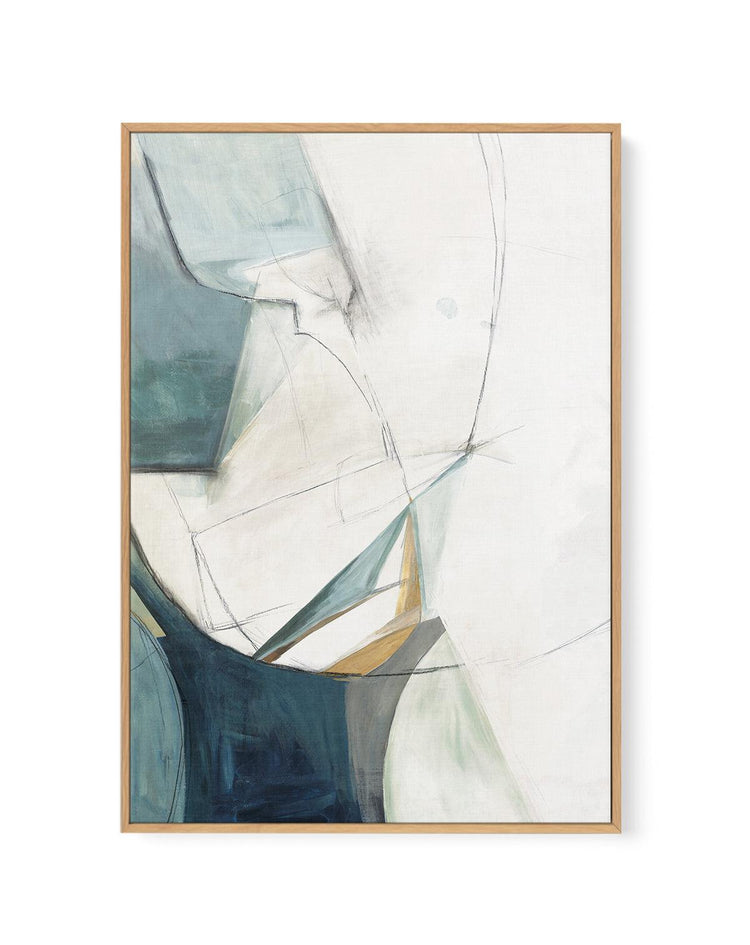 Sketches 'In Teal' No 1 | Framed Canvas-CANVAS-You can shop wall art online with CANVAS Art Print Co for everything from abstract art to fun kids wall art. Our beautiful modern art prints and canvas art are available from large canvas prints to wall art paintings and our proudly Australian artwork collection offers only the highest quality framed large wall art and canvas art Australia - You can buy fashion photography prints or Hampton print posters and paintings on canvas from CANVAS Art Print Co and ha