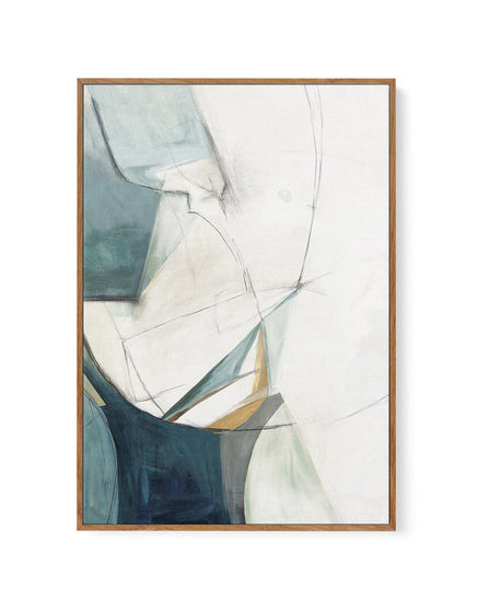 Sketches 'In Teal' No 1 | Framed Canvas-CANVAS-You can shop wall art online with CANVAS Art Print Co for everything from abstract art to fun kids wall art. Our beautiful modern art prints and canvas art are available from large canvas prints to wall art paintings and our proudly Australian artwork collection offers only the highest quality framed large wall art and canvas art Australia - You can buy fashion photography prints or Hampton print posters and paintings on canvas from CANVAS Art Print Co and ha