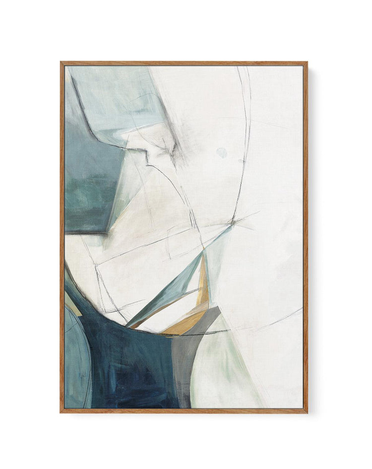 Sketches 'In Teal' No 1 | Framed Canvas-CANVAS-You can shop wall art online with CANVAS Art Print Co for everything from abstract art to fun kids wall art. Our beautiful modern art prints and canvas art are available from large canvas prints to wall art paintings and our proudly Australian artwork collection offers only the highest quality framed large wall art and canvas art Australia - You can buy fashion photography prints or Hampton print posters and paintings on canvas from CANVAS Art Print Co and ha