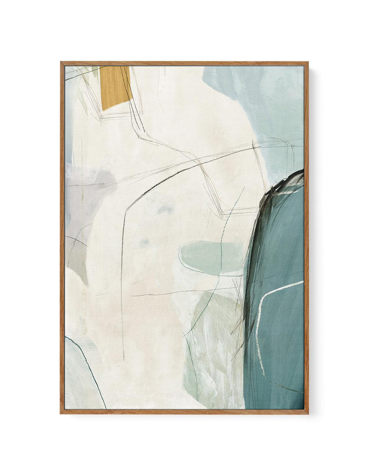 Sketches 'In Teal' No 2 | Framed Canvas-CANVAS-You can shop wall art online with CANVAS Art Print Co for everything from abstract art to fun kids wall art. Our beautiful modern art prints and canvas art are available from large canvas prints to wall art paintings and our proudly Australian artwork collection offers only the highest quality framed large wall art and canvas art Australia - You can buy fashion photography prints or Hampton print posters and paintings on canvas from CANVAS Art Print Co and ha