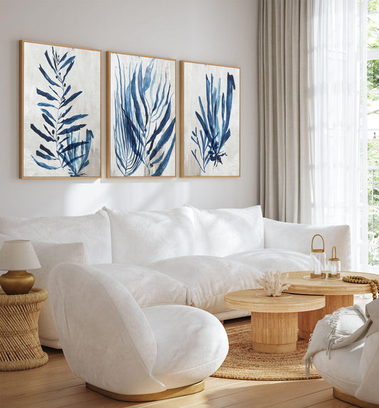 Watercolour Sea Kelp II | Framed Canvas-CANVAS-You can shop wall art online with CANVAS Art Print Co for everything from abstract art to fun kids wall art. Our beautiful modern art prints and canvas art are available from large canvas prints to wall art paintings and our proudly Australian artwork collection offers only the highest quality framed large wall art and canvas art Australia - You can buy fashion photography prints or Hampton print posters and paintings on canvas from CANVAS Art Print Co and ha