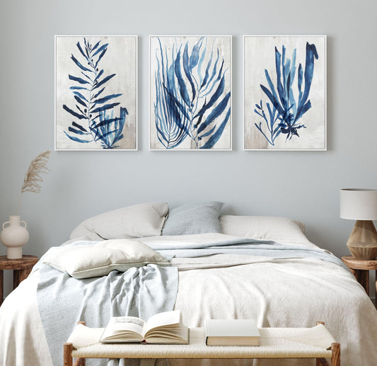 Watercolour Sea Kelp III | Framed Canvas-CANVAS-You can shop wall art online with CANVAS Art Print Co for everything from abstract art to fun kids wall art. Our beautiful modern art prints and canvas art are available from large canvas prints to wall art paintings and our proudly Australian artwork collection offers only the highest quality framed large wall art and canvas art Australia - You can buy fashion photography prints or Hampton print posters and paintings on canvas from CANVAS Art Print Co and h